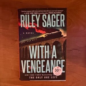 Riley Sager 'With a Vengeance' Hardcover Book